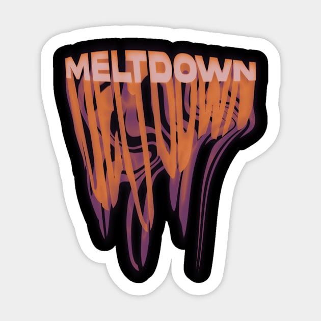 Meltdown #4 Sticker by Project: XCS